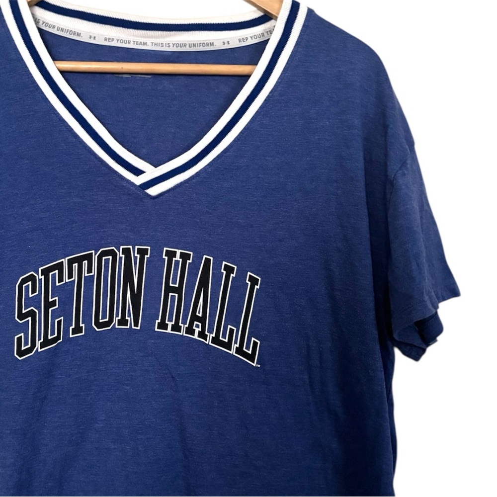 Under Armour Blue Seton Hall Loose Crop Top
